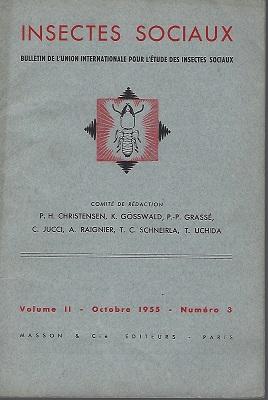 Insectes Sociaux - Volume II number 3