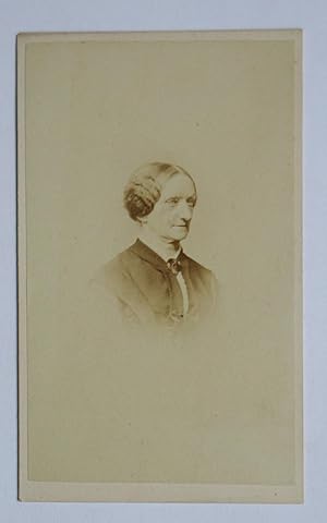 Carte De Visite Photograph: Portrait of an Elderly Woman.