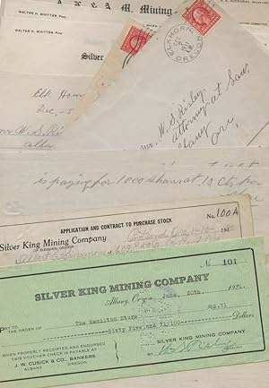 Small archive of materials related to the Silver King Mine