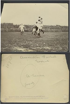 Association Football. British Soccer photographs from the Art Department of The Century Company, ...