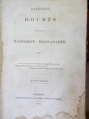 Historic Doubts Relative to Napoleon Buonaparte.