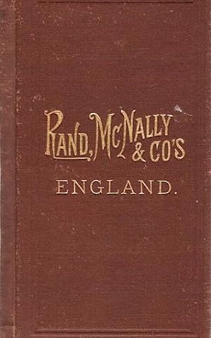 RAND, McNALLY & CO.'S INDEXED POCKET MAP OF ENGLAND AND WALES SHOWING THE COUNTIES, ISLANDS, LAKE...