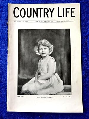 Country Life magazine. No 1789. 2 May 1931. HRH Princess Elizabeth. The Radcliffe Camera Oxford U...