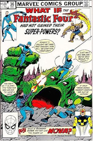 What If? #36: Fantastic Four Had Not Gained Their Super-Powers (Vol 1: 1982 One-Shot) Comic