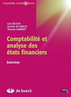 comptabilité et analyse des états financiers (3e édition)