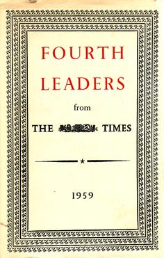 Fourth Leaders from The Times