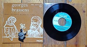 Georges Brassens et sa guitare chante les poètes de tous les temps.