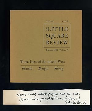 THE LITTLE SQUARE REVIEW, Number 7, Summer 1969 - Three Poets of the Inland West