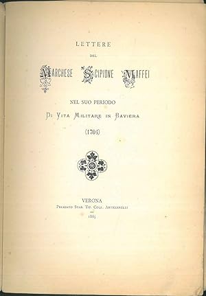 Nuova serie di Aneddoti n. XXXV. Per le faustissime nozze Pozzoni - Sona. Lettere del Marchese Sc...