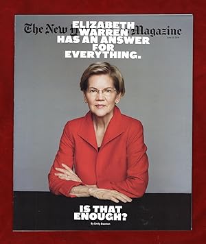 New York Times Magazine - June 23, 2019. Elizabeth Warren Cover Article; Daniel Marren - Hyperson...