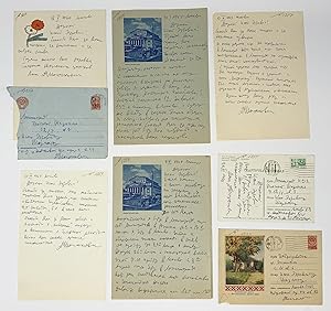[SHOSTAKOVICH] Composer's archive with his letters and a signed photograph