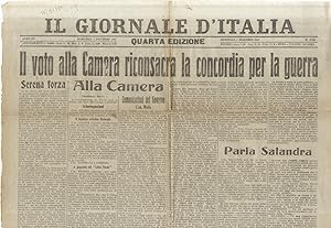 GIORNALE (IL) d'Italia. Quarta edizione. Anno XV. Domenica 5 dicembre 1915.
