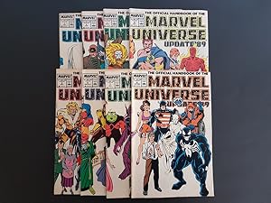 The Official Handbook of the Marvel Universe Update '89 #1-8 COMPLETE SET