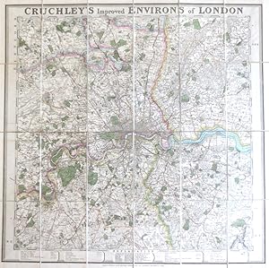 Cruchley's Improved Environs of London