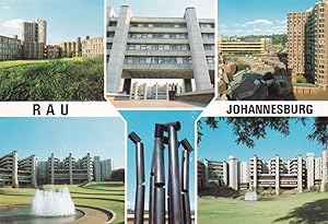 Rau Rand Afrikaans University Johannesburg South Africa Postcard