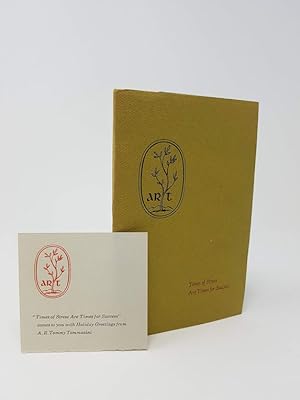 Time of Stress are Times for Success - Christmas Keepsake