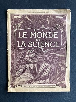 LE MONDE ET LA SCIENCE-N°29-FILATURE ET TISSAGE
