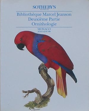 Bibliotheque Marcel Jeanson Deuxieme Partie - Ornithologie
