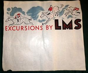LMS Holiday Racing Excursion Poster. (London Midland & Scottish Rly)