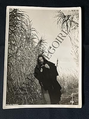PHOTOGRAPHIE DEDICACEE D'HUBERT PRELIER-GOLGOTHA-FILM DE JULIEN DUVIVIER-1935