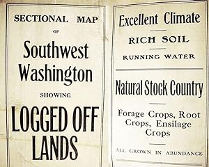 Sectional Map / Of / Southwest / Washington / Showing / Logged Off / Lands / For / Sale On Easy T...