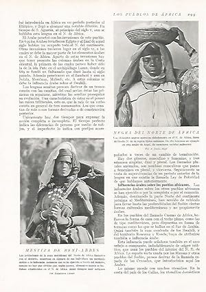 LAMINA 15719: Mujer de Argel y mestiza de Beni Abbes
