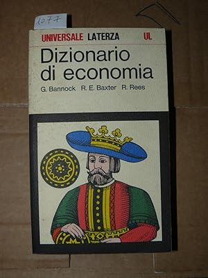 Dizionario di economia.