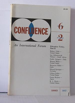 Confluence an international forum Volume 6 N°2