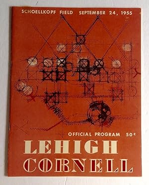 Lehigh vs. Cornell. Schoellkopf Field, September 24, 1955. [official program]