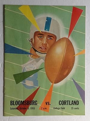 Bloomsburg vs. Cortland. Saturday, October 8, 1955. 2p.m. College Field.