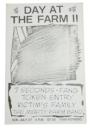 Day at the Farm II: 7 Seconds / Fang / Victim's Family / The Mighty Farm Band / July 27, 1986 at ...