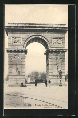 Carte postale Dijon, Porte Guillaume