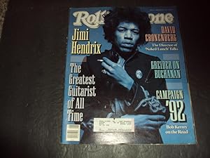 Rolling Stone #623 Feb 6 1992 Jimi Hendrix; David Cronenberg; Bob Kerry