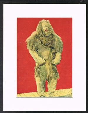 The Cowardly Lion (Mounted Plate from 'The Wizard of Oz' By L.Frank Baum]