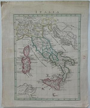 Italia. Map of Italy