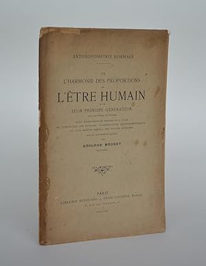 L'harmonie Des Proportions De L'être Humain et De Leur Principe Générateur, Avec Une préface De L...