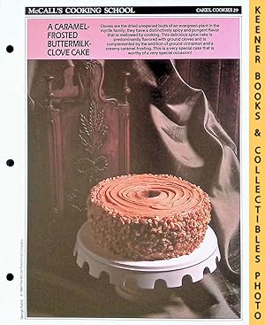 McCall's Cooking School Recipe Card: Cakes, Cookies 29 - Clove Cake With Caramel Frosting : Repla...