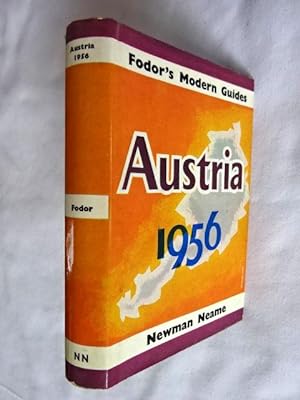 Fodor's Modern Guide AUSTRIA 1956 illustrated edition with maps
