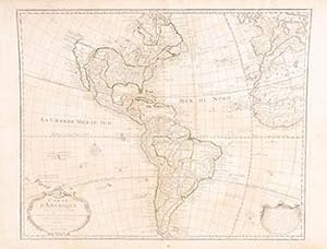 Carte d'Amerique, dressée pour l'usage du Roy. Par Guillaume Delisle premier Géographe de Sa Maje...