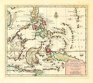 Nieuwe Kaart van de Filippynsche, Ladrones, Moluccos of Specery Eilanden, als mede Celebes [Antiq...