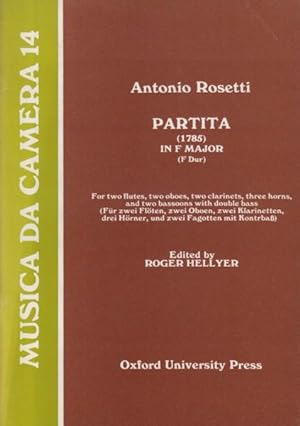Partita in F major (1785) - Study Score