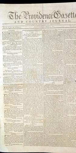 Timothy Pickering's Address Against the Jeffersonians Pro-French Policy in The Providence Gazette...