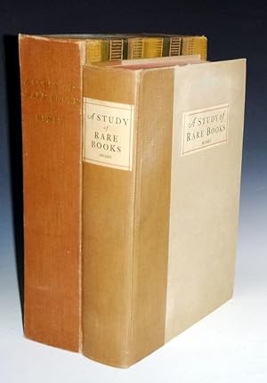 A Study of Rare Books with Special Reference to Colophons, Press Devices and Title Pages of Inter...