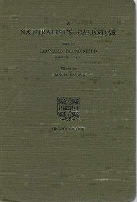A Naturalist's Calendar, kept at Swaffham Bulbeck, Cambridgeshire by Leonard Blomefield ( formerl...