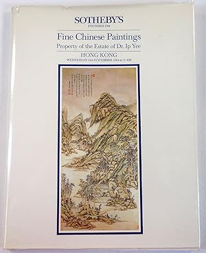 Fine Chinese Paintings. Property of the Estate of Dr. Ip Yee. Hong Kong: 21st November 1984