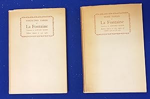 Forty-Two Fables of La Fontaine Translated by Edward Marsh [ with ] More Fables of La Fontaine Tr...