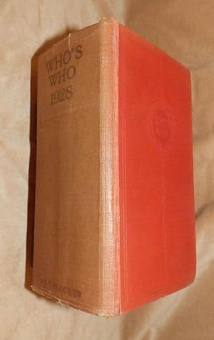 WHO'S WHO 1928: An annual biographical dictionary with which is incorporated "MEN AND WOMEN OF TH...
