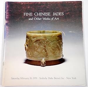 Fine Chinese Jade Carvings and Works of Art. New York: February 10, 1979. Sale 4214