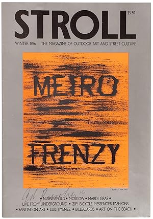 Stroll: The Magazine of Outdoor Art and Street Culture: Winter 1986, Vol. 2, No. 1 (Signed by Rus...