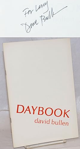 Daybook [signed]
